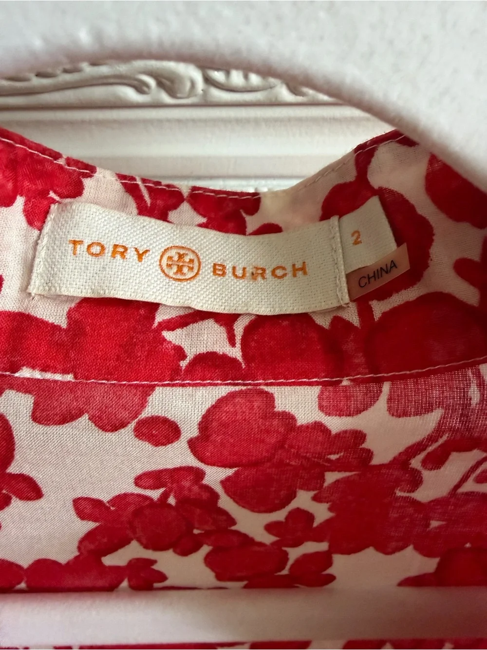 Tory Burch Red Tunic